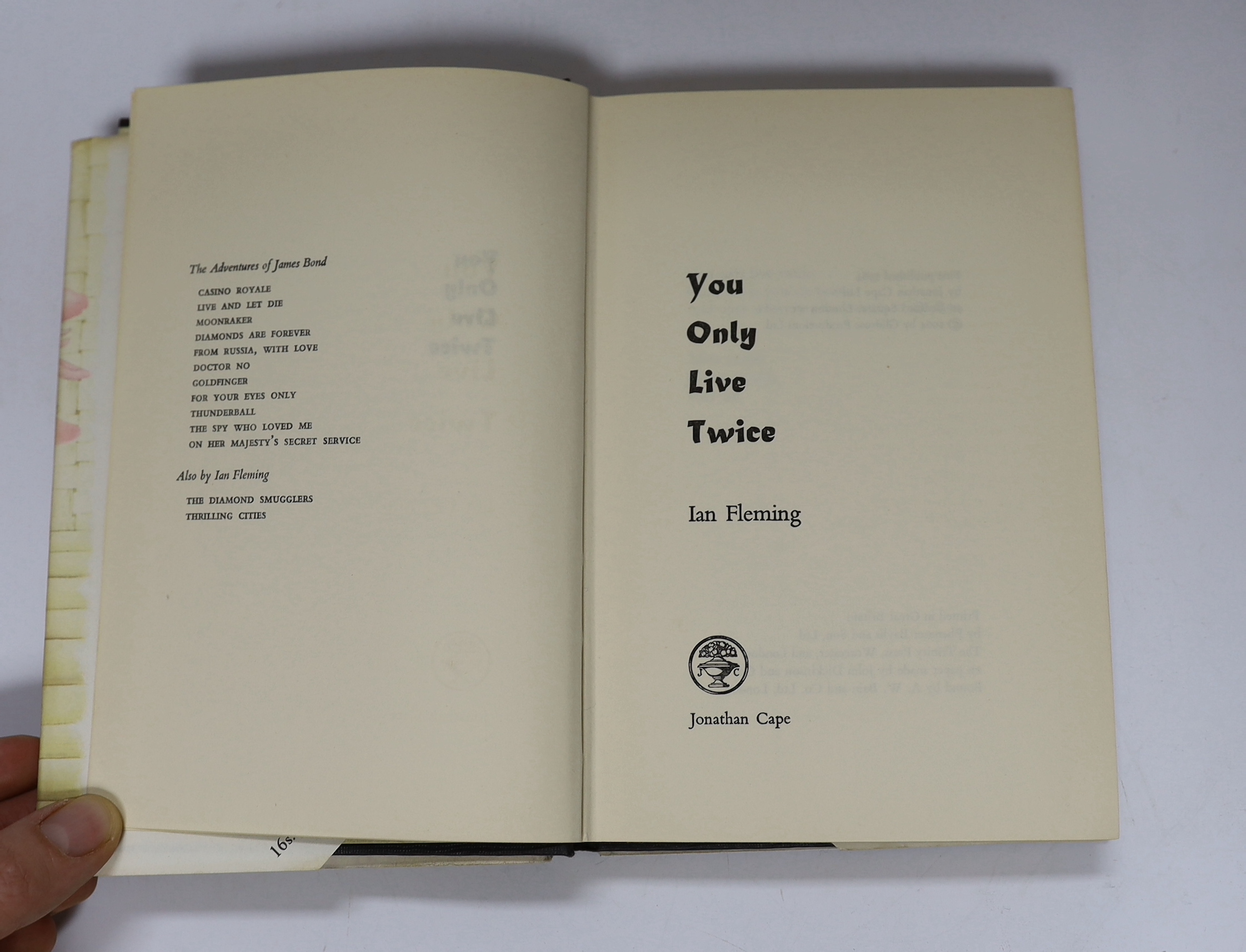 Fleming, Ian and Michael, Vivienne - The Spy Who Loved Me. 1st edition (1st issue). d-page illus., half title; blind and silver pictorial cloth and d/wrapper, red e/ps 1962